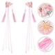 thumbnail image 4 of KAKOWELY 2 pinzas para el pelo con borlas de abanico y cinta de flores, bonitas y decorativas., 4 of 5