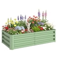 thumbnail image 1 of Outsunny 4' x 2' x 1' Raised Garden Bed, Galvanized Planter Box, 1 of 10