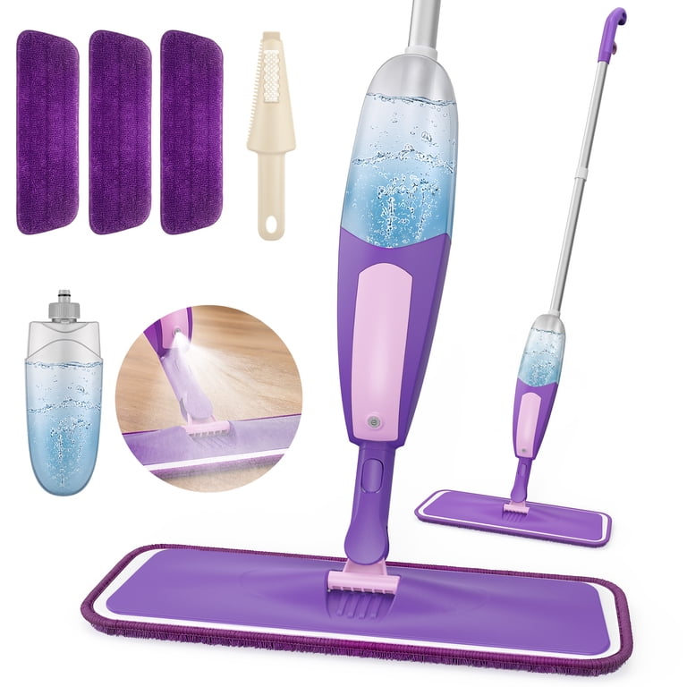 DSOOLO 360° Spray Mop with 3 Microfiber Pads photo 1