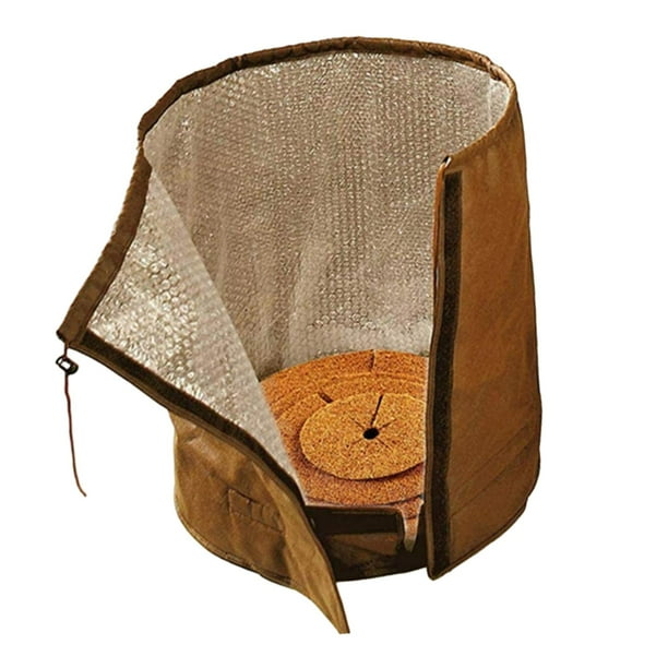 Bolsa protectora para macetas de exterior de invierno, transpirable, no tejida, para protegerlas del frío 70x60cm