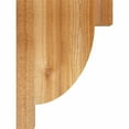 thumbnail image 3 of 4"W x 12"D x 16"H Alpine Rough Sawn Corbel, Western Red Cedar, 3 of 9