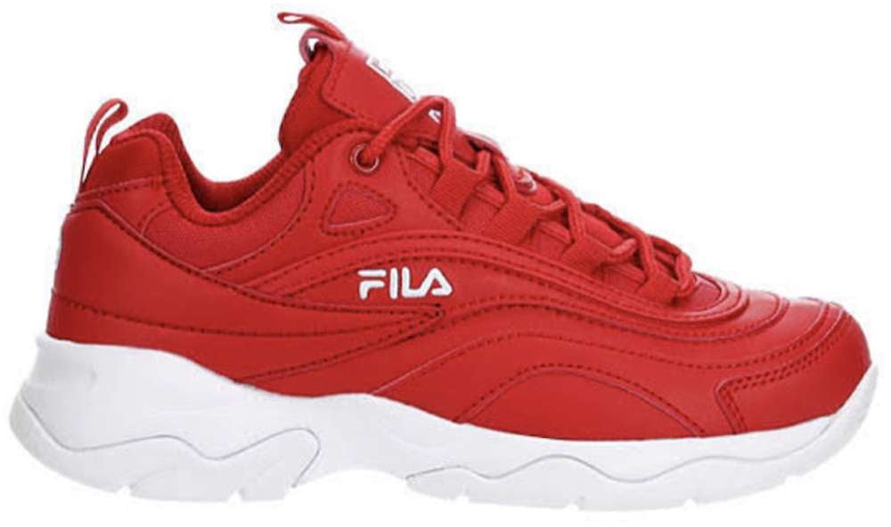 Boys Fila Fila Ray Shoe Size: 10.5 Fila Red - White - Fila Red Fashion Sneakers