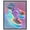 Black Frame, variant on Bright Holo Neon Sneakers Canvas Neon Sneaker Art by Art Remedy, White Frame, 36" x 45"
