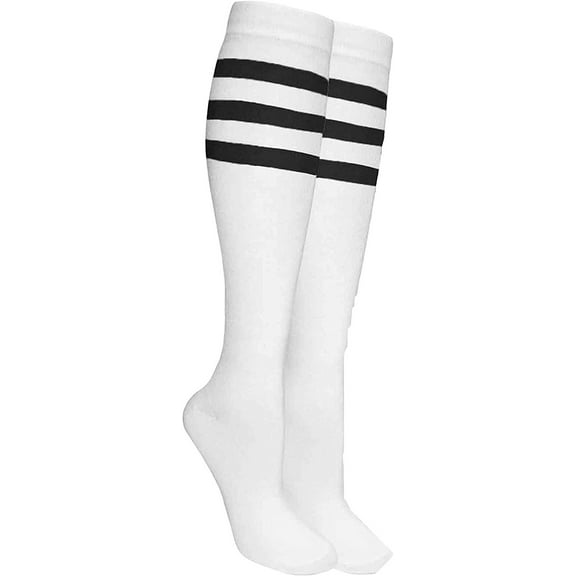 Women's 1 Pairs Truly Beautiful Comfortable Durable Soft Cable-Knit Knee High Socks SR451-1P One Size Black