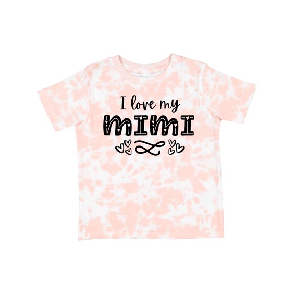 Inktastic I Love My Mimi with Hearts Boys or Girls Toddler T-Shirt