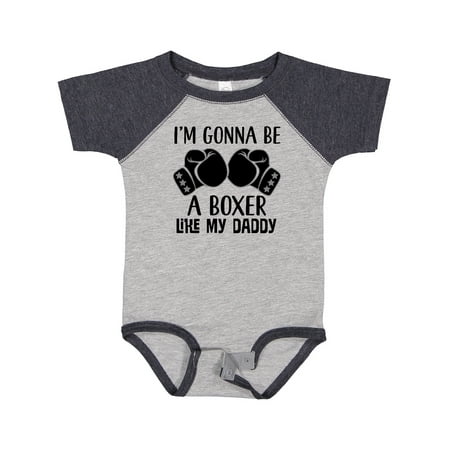 

Inktastic Boxer Like Daddy Boxing Gift Baby Boy or Baby Girl Bodysuit