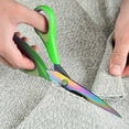 thumbnail image 2 of 1 Set of 3 Pack School Scissors, All Purpose Sharp Titanium Blades Shears, Rubber Soft Grip Handle, Multipurpose Scissors Set Great for Crafts, Sewing, Arts, Office and Home Supplies, 2 of 4