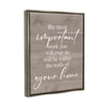 thumbnail image 3 of Most Important Work You'll Ever Do Phrase Inspirational Graphic Art Luster Gray Framed Art Print Wall Art, 3 of 6