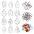 thumbnail image 1 of Kit de atrapasoles Kanpura DIY, 164 piezas de perlas prismáticas de cristal, 1 of 7