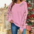 thumbnail image 2 of ZACPNCV Christmas Sweater Women Reindeer Graphic Sweatshirts Oversized Christmas Tree Sweaters Xmas Pullover Tops, 2 of 6