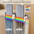 thumbnail image 5 of Spin Mop and Bucket with Wringer Set, Hands-Free Microfiber Floor Cleaner with 2/4 Ultra-Fine Washable Pads for Living Room Kitchen Bathroom, 5 of 6