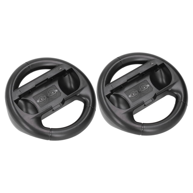 Game Controller Racing Steering Wheel Grip for Switch JoyCon, Universal Compatibility Enhances Racing Drifting with ABS Material and Portable Design
