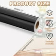 thumbnail image 2 of Uxcell Metallic Wrapping Paper, 12 Inch x 800 Inch(65.6Ft)Packing Paper Black, 2 of 6