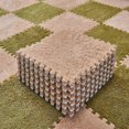 thumbnail image 4 of 10 piezas/lote de alfombrillas de felpa para niños, rompecabezas para bebés, alfombras de espuma Eva para niños, alfombrilla para jugar para bebés, alfombrilla para mantener el calor, 30 x 30 x 0,6, 4 of 5