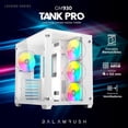 thumbnail image 2 of Gabinete Gamer BALAM RUSH TANK PRO GM930 ATX Media Torre 4 Fan RGB USB 3.0 Blanco BR-935951 blanco, 2 of 5