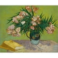 thumbnail image 2 of Vincent van Gogh 18x15 Gold Ornate Wood Frame and Double Matted Museum Art Print Titled - Oleanders (1888), 2 of 4
