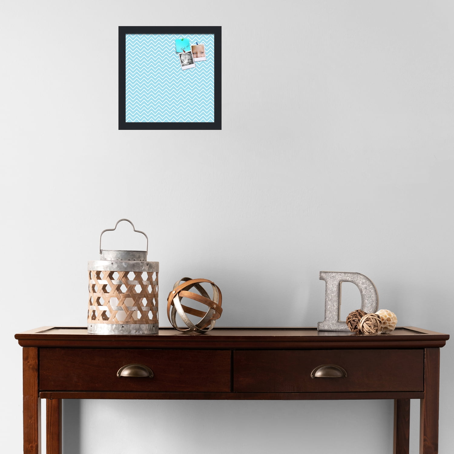 PinPix ArtToFrames 10x10 Custom Cork Bulletin Board    Poster Board Has a Fabric Style Canvas Finish, Framed in Satin Black (PinPix-247)