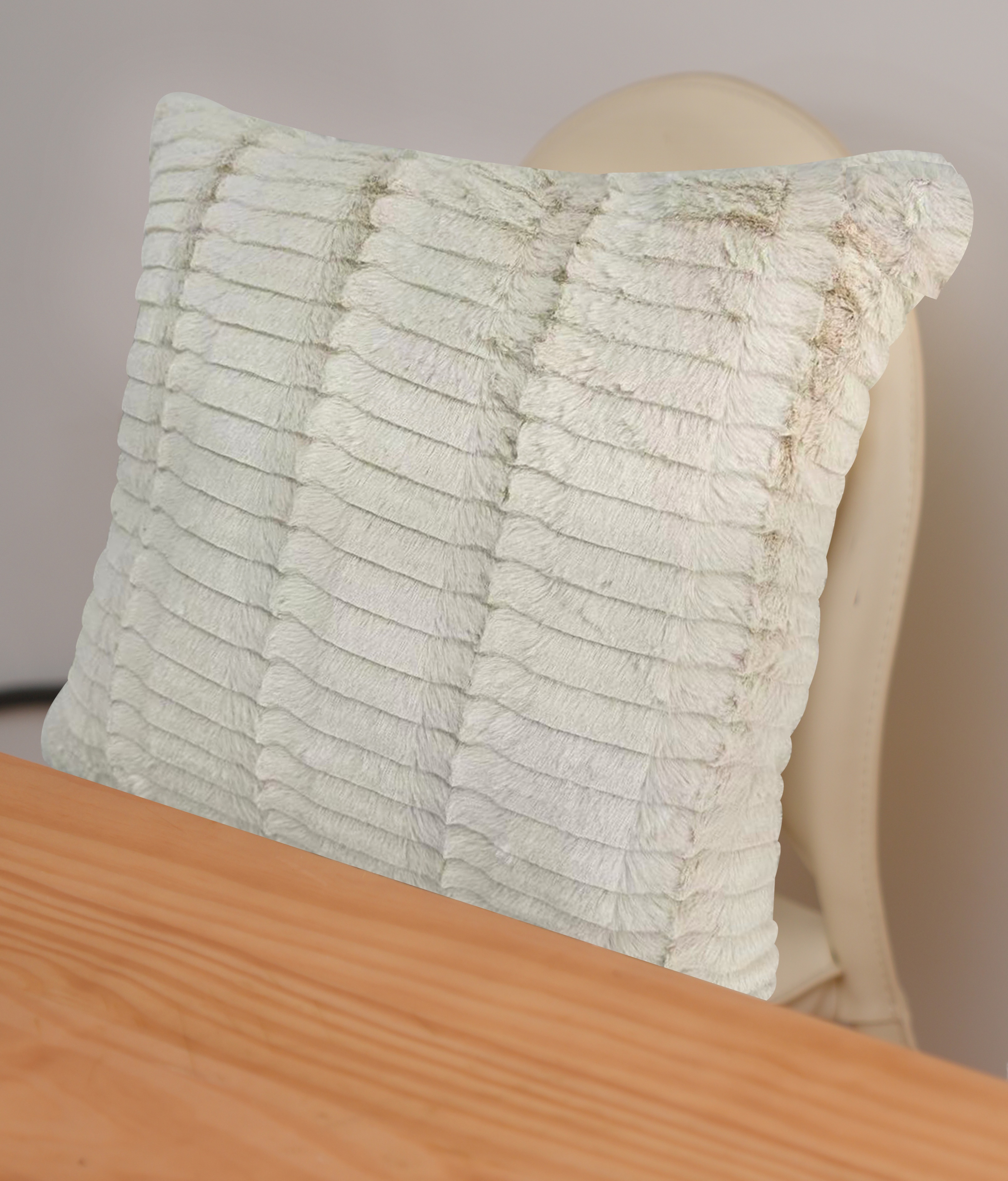 Madison Faux Fur Throw Pillow