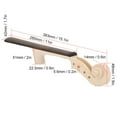 thumbnail image 4 of Gran Mano De Obra Larga Vida útil Cuello De Violín Cuello De Violín De Arce Para Principiantes Amantes De Los Instrumentos ANGGREK Otros, 4 of 8
