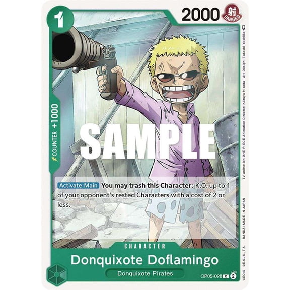One Piece Awakening of the New Era Common Donquixote Doflamingo OP05-028
