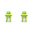 thumbnail image 2 of Methold Chubasquero reflectante de noche para mascotas, impermeable, con capucha, chaqueta de lluvia, ropa impermeable, actividad para caminar, Verde fluorescente S 2piezas, 2 of 6