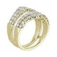 thumbnail image 2 of 1.00 Ct Brilliant Round Shape Genuine Diamond Beautiful Wedding Eternity Band for her Solid 18K Yellow Gold Size 7, 2 of 7
