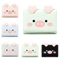 thumbnail image 2 of Womens Wallet Cute Pig Button Short Card Wallet Clutch Wallet Clutch Purse, 2 of 2