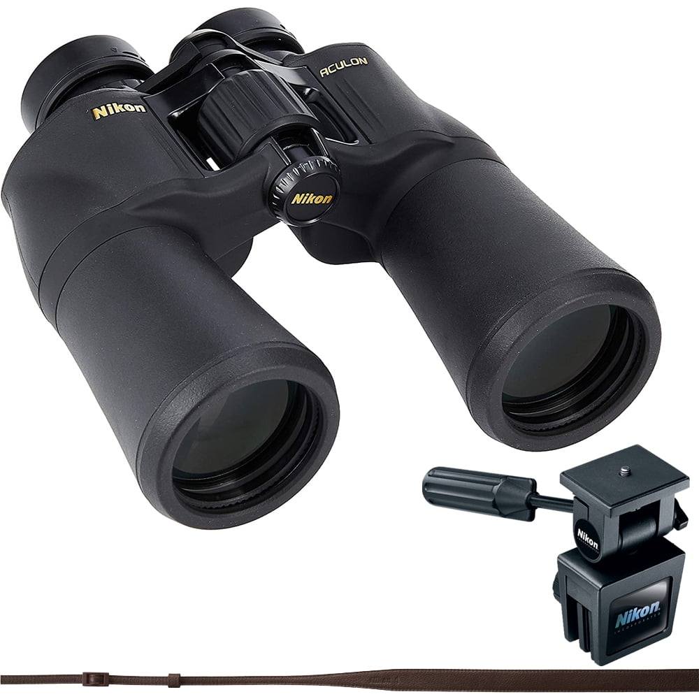 Nikon 8248 A211 ACULON 10x50 Binoculars Bundle with Nikon Binocular and