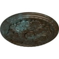 thumbnail image 3 of Ekena Millwork 17 1/8"OD x 1 1/2"P Washington Ceiling Medallion (Fits Canopies up to 2 7/8"), Hand-Painted Bronze Blue Patina, 3 of 6