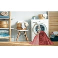 thumbnail image 2 of Ahgly Company Tapis d'Intérieur Lavables en Machine, Rectangle Rouge Transitionnel, 2' x 5', 2 of 7