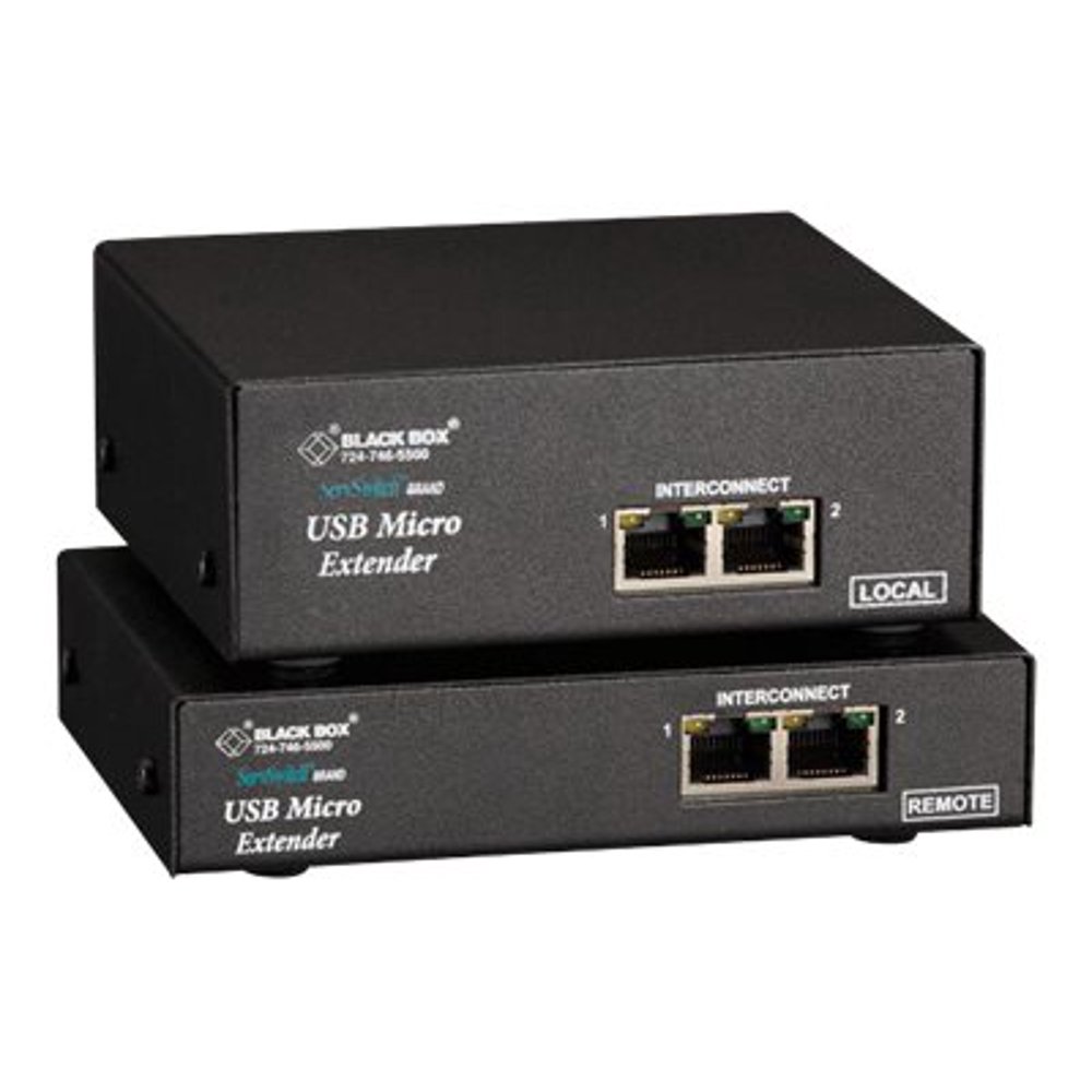 Black Box ServSwitch USB Micro Extender Video/USB extender up to 164 ft