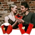 thumbnail image 1 of ICQOVD Double Open Heart Shaped Jewelry Gift Box High End Romantic Packaging for Jewelry Sets, 1 of 8