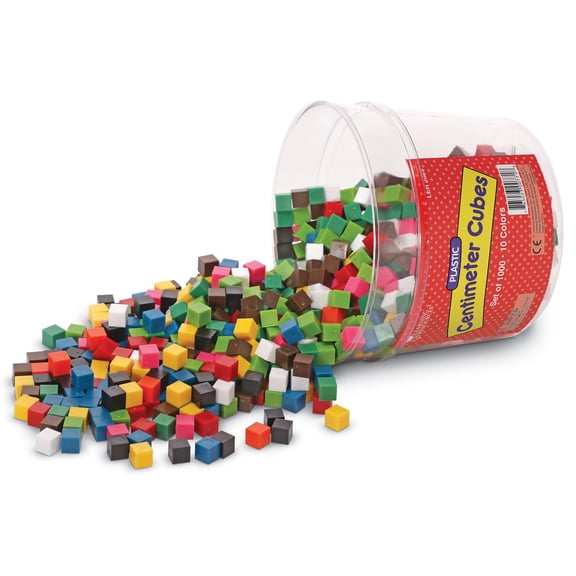 Learning Resources Centimeter Cubes, Set of 1000, Ages 6