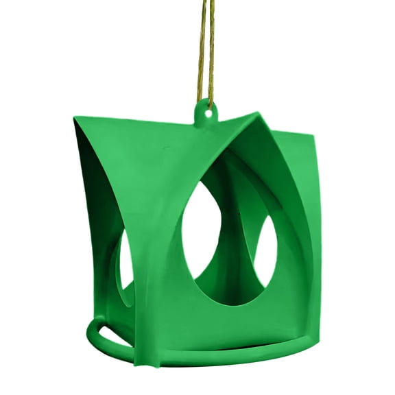 Open Platform Hut Design Bird Feeder for Outdoors Hanging - Weatherproof Mounted Bird Feeding Station for Garden, Patio, Balcony to Attract Small Birds & Squirrels