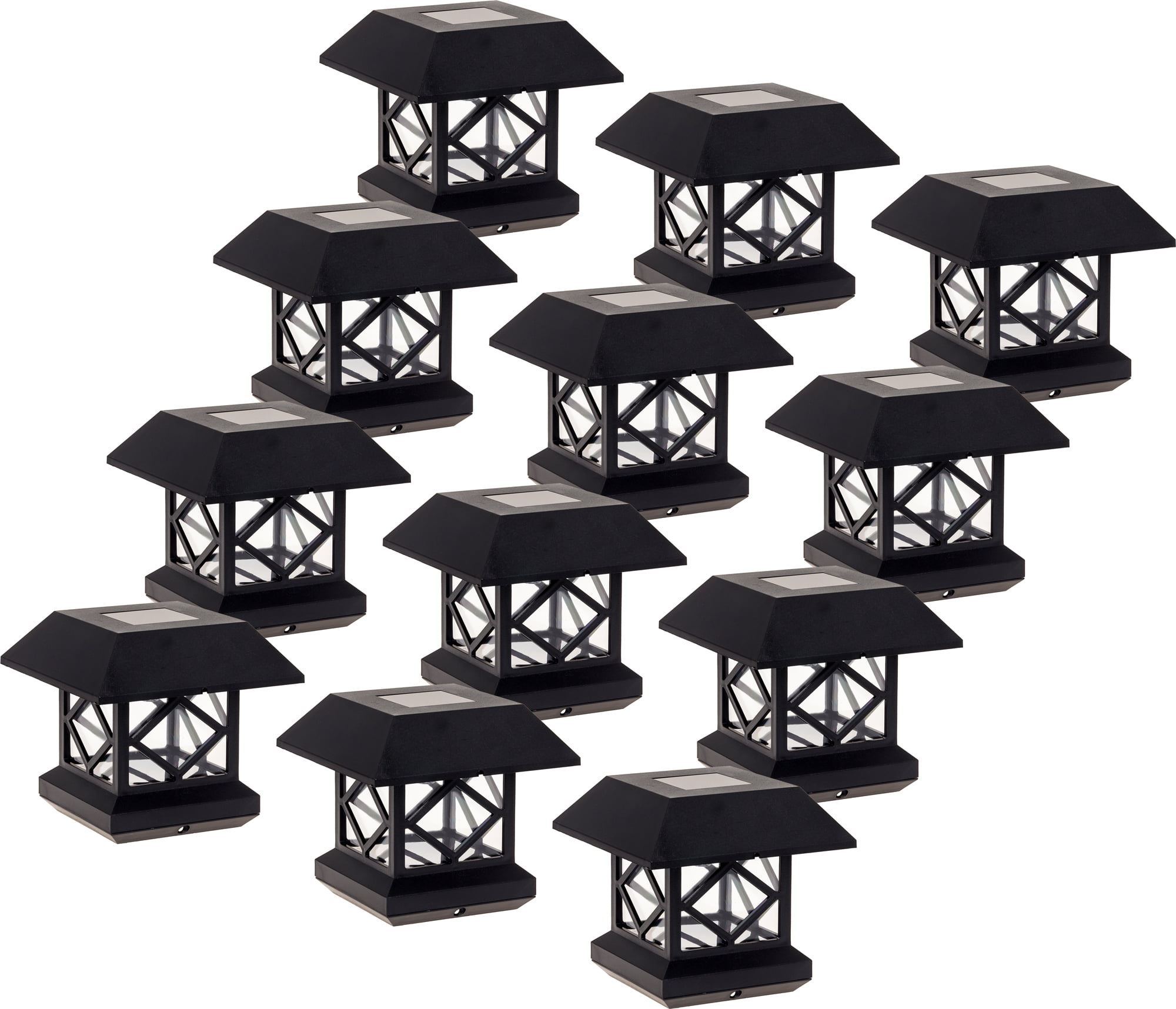 GreenLighting Outdoor Summit Solar Post Cap Light for 4x4 Wood Posts 12