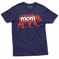 thumbnail image 4 of Mom T-Shirt Mother Bear With Pijamas Mother'S Day Mama Tee Shirt (Medium Military Green), 4 of 6