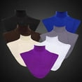 thumbnail image 4 of Zhaomeidaxi Womens  Modal False Collar Fake Muslim Turtleneck Neck Collar Half Top Mock Blouse Collar Detachable Hijab Neck Warmer Scarf, 4 of 5