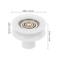 thumbnail image 2 of Luxshiny 4Pcs Shower Door Rollers Replacement Kit with Waterproof Seal and Modern Minimalist Design, 2 of 8