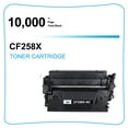 thumbnail image 4 of NO-CHIP Compatible Toner for HP 58X CF258X for HP Pro M404n M404dn M404dw MFP M428fdw M428dw M428fdn M430F M406DN M304 M404 M428 High Yield Printer Ink Replacement Black, 10-Pack, 4 of 9