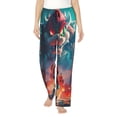 thumbnail image 2 of Lsque Mario Print Women's Pajama Pants, Lounge Pant - Comfortable Home Wear,Elastic Waistband, Stylish Design-XX-Large, 2 of 9