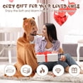 thumbnail image 4 of Capybara Wearable Blanket Hoodie - Capybara Gift Costume Adults Oversize Flannel Wrap Throw Gift for Mom Girlfriend Wife Birthday Female Black Women in History, 4 of 10