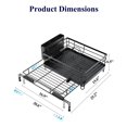 thumbnail image 4 of Kitsure Extendable Dish Drying Rack - Rust-Resist, 4 of 9