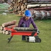 7-Ton Horizontal Electric Log Splitter with 2000W Motor and Wheels