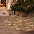 thumbnail image 5 of Balery Armadillo Floral 1 Printed Christmas Tree Skirt , Merry Christmas Party Christmas Tree Decoration,Adjustable Tree Skirt-30", 5 of 6