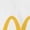 White, variant on Mcdonald'S Logo Men'S Basic Short Sleeve T-Shirt Fad Black Small