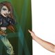 thumbnail image 3 of Cortina de ducha de Kim Possible con diseño de dibujos animados, con 12 ganchos, impermeable, lavable, de poliéster, para decoración del baño, 60 x 72 pulgadas, de hierro, 3 of 8