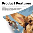 thumbnail image 2 of Corgi Velvet Throw Covers Pillow Inserts - Set of 2 Decorative Pillows with Unique Patterns for Home Decor, Couch, Bed - 16x16, 18x18, 20x20 Inches - Soft & Cozy Cushion Inserts, 2 of 6
