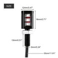 thumbnail image 3 of Universal Motorcycle Car SMD 3LED License Plate Light Screw Bolt Lamp Bulbs, 3 of 9