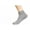 Gray, variant on 6PR  91% Men's Cotton Diabetic Ankle Quarter Socks