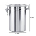 thumbnail image 1 of Airtight Stainless Steel Jar Canister Coffee Flour Sugar Tea Container Holder, 1 of 10